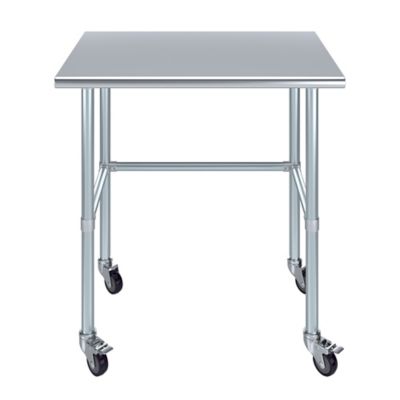 Image showing  24 x 36in. Open Base Table with Wheels