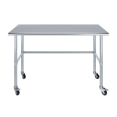 Image showing  24 x 60in. Open Base Table with Wheels