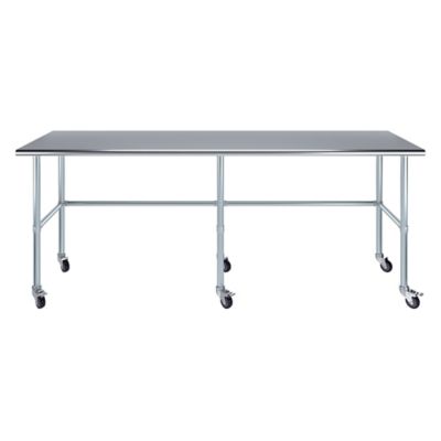 Image showing  24 x 96in. Open Base Table with Wheels