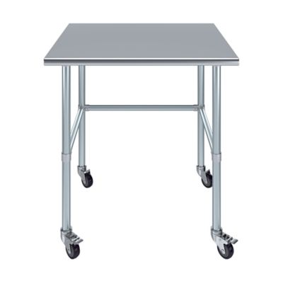 Image showing  30 x 36in. Open Base Table with Wheels
