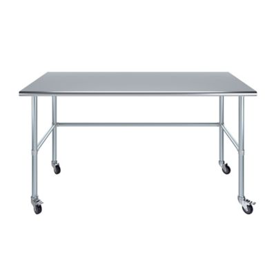 Image showing  30 x 72in. Open Base Table with Wheels