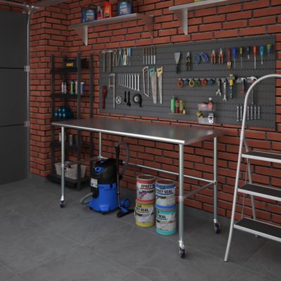 Image showing  30 x 72in. Open Base Table with Wheels