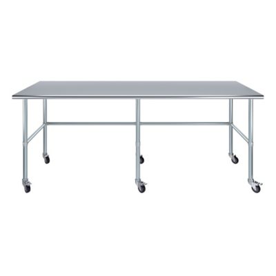 Image showing  30 x 96in. Open Base Table with Wheels