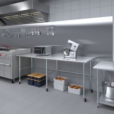 Image showing  30 x 96in. Open Base Table with Wheels