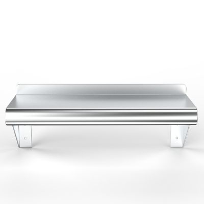 Image showing  6 in. x 16 in. Metal Wall Mount Shelf