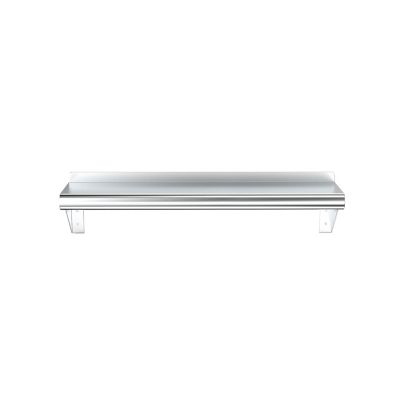 Image showing  6 in. x 30 in. Metal Wall-Mount Shelf