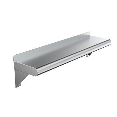 AmGood 8 in. x 24 in. Metal Wall Mount Shelf