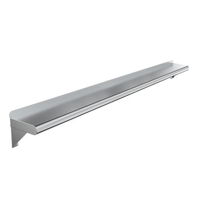 AmGood 8 in. x 60 in. Metal Wall Mount Shelf