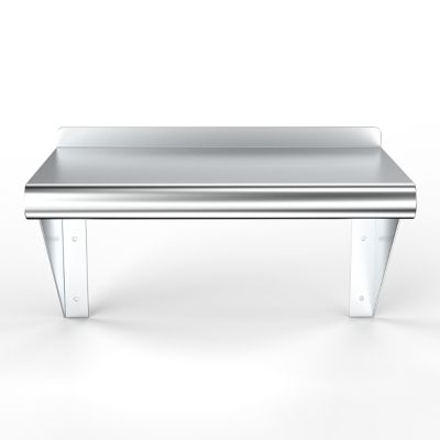 Image showing  10 in. x 24 in. Metal Wall Mount Shelf