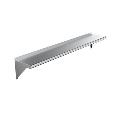 AmGood 10 in. x 60 in. Metal Wall Mount Shelf