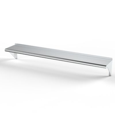 Image showing  10 in. x 60 in. Metal Wall Mount Shelf