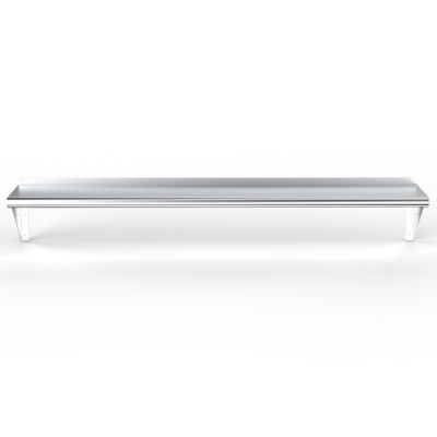Image showing  10 in. x 60 in. Metal Wall Mount Shelf