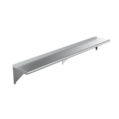 AmGood 10 in. x 72 in. Metal Wall Mount Shelf