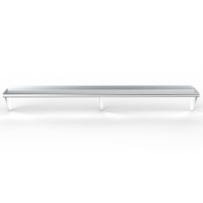 Image showing  10 in. x 72 in. Metal Wall Mount Shelf