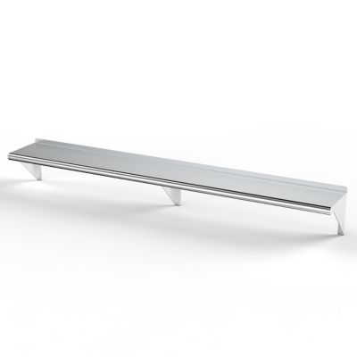 Image showing  10 in. x 72 in. Metal Wall Mount Shelf