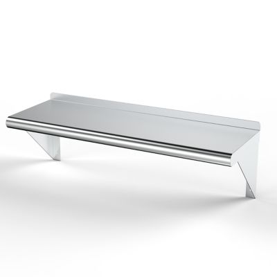 Image showing  12 in. x 30 in. Metal Wall Mount Shelf