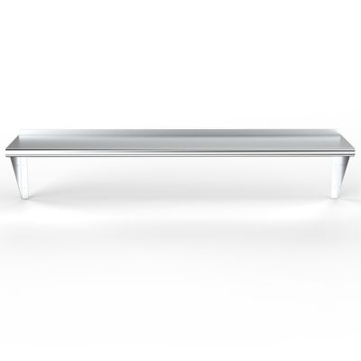 Image showing  14 in. x 60 in. Metal Wall Mount Shelf