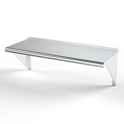 Image showing  16 in. x 48 in. Metal Wall Mount Shelf
