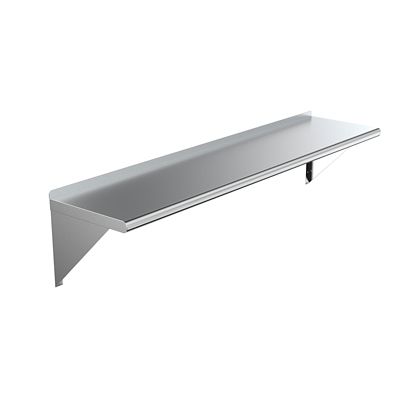 AmGood 16 in. x 60 in. Metal Wall Mount Shelf