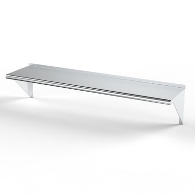 Image showing  16 in. x 60 in. Metal Wall Mount Shelf