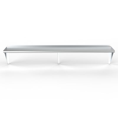 Image showing  16 in. x 72 in. Metal Wall Mount Shelf