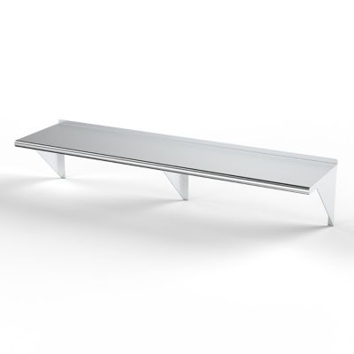 Image showing  18 in. x 72 in. Metal Wall Mount Shelf
