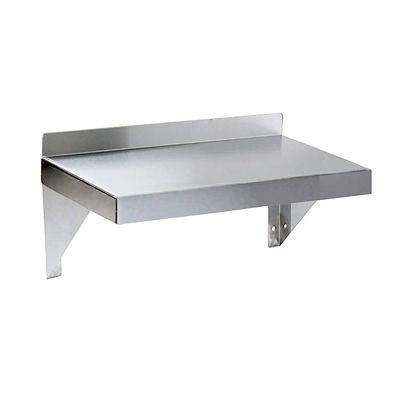 AmGood 6 in. x 10 in. Metal Shelf Square Edge