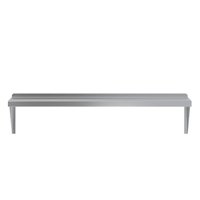 AmGood 12 in. x 48 in. Metal Shelf Square Edge