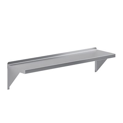 Image showing  12 in. x 48 in. Metal Shelf Square Edge