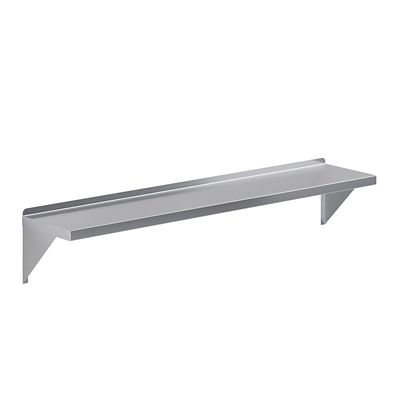 Image showing  12 in. x 60 in. Metal Shelf Square Edge