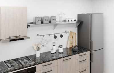 Image showing  12 in. x 72 in. Metal Shelf Square Edge