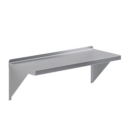 Image showing  14 in. x 36 in. Metal Shelf Square Edge