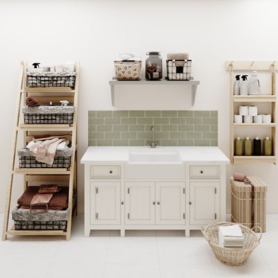 Image showing  14 in. x 36 in. Metal Shelf Square Edge