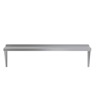 AmGood 14 in. x 48 in. Metal Shelf Square Edge