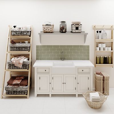 Image showing  14 in. x 48 in. Metal Shelf Square Edge