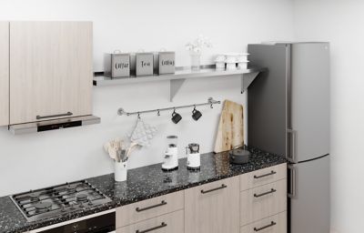 Image showing  14 in. x 72 in. Metal Shelf Square Edge