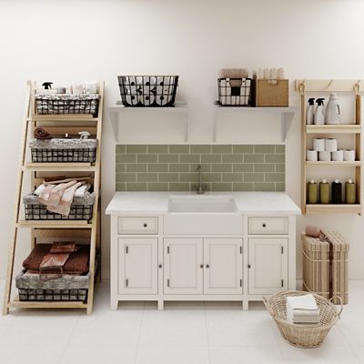 Image showing  18 in. x 24 in. Metal Shelf Square Edge