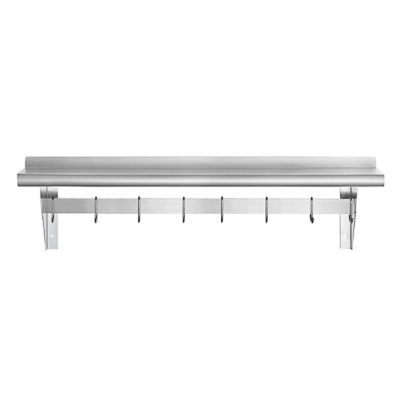 Image showing  12 in. x 60 in. Metal Pot Rack with Shelf