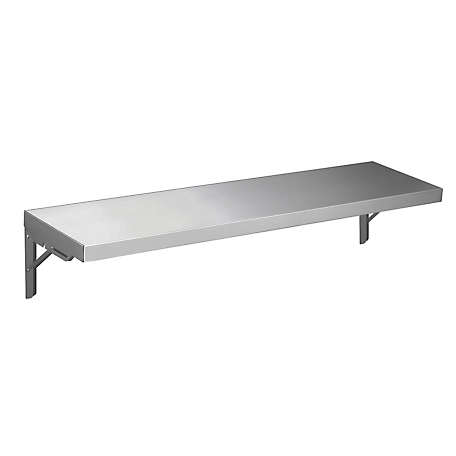 AmGood 12 in. x 48 in. Folding Wall Shelf