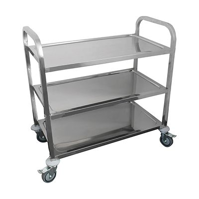 AmGood Stainless Steel Dining Cart