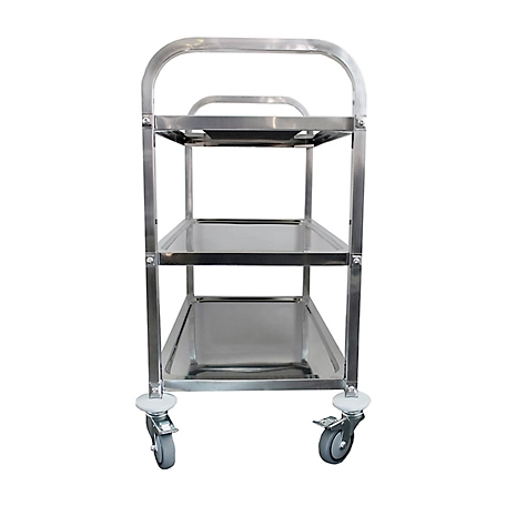 AmGood Stainless Steel Dining Cart