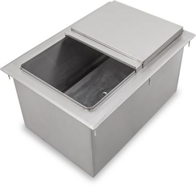 Image showing  18 in. x 12 in. Metal Drop-In Ice Bin