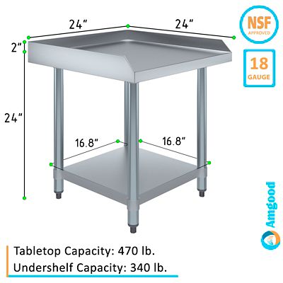Image showing  Metal Equipment Stand 24 x 24in.