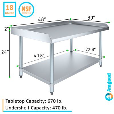 Image showing  Metal Equipment Stand, 30 x 48in.