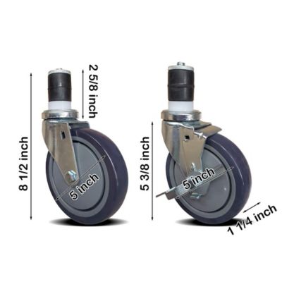 Image showing  5 in. Casters for Stainless Steel Table