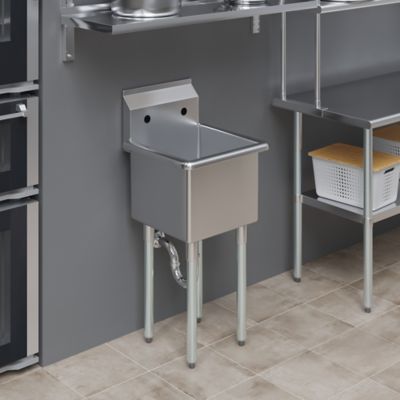 Image showing  18.5 x 18 Prep & Utility Sink, No Faucet