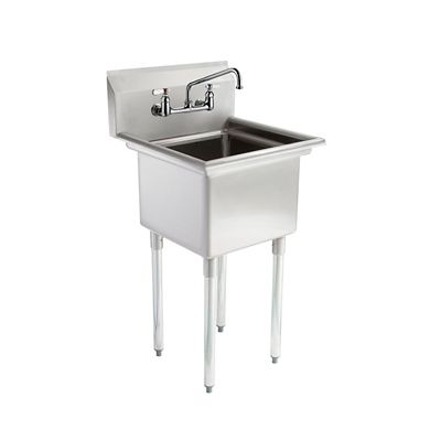 AmGood 24 x 23 Utility Sink with Faucet