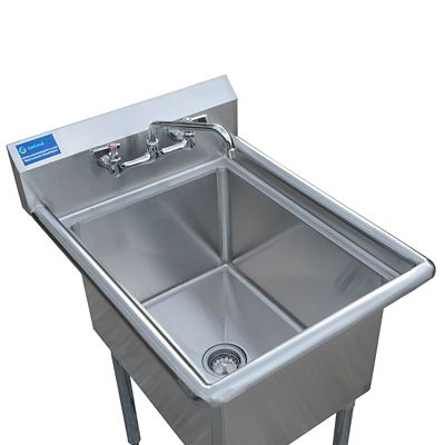 Image showing 5 th AmGood 30 x 24 Utility Sink with Faucet