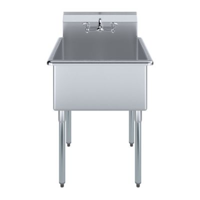 Image showing  30 x 29.5 Utility Sink with Faucet