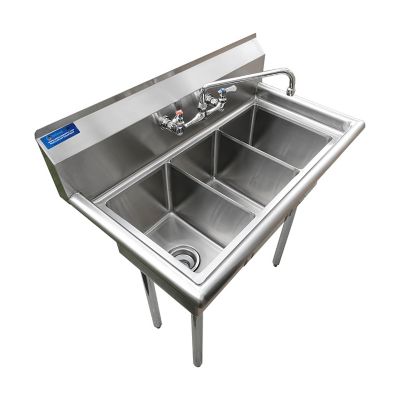 Image showing  37 in. 3 Compartment Utility Sink